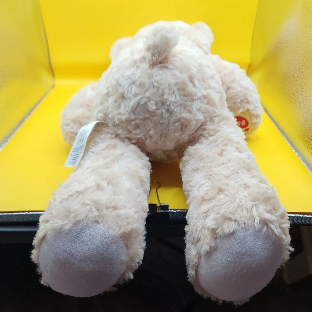 🧸 Build A Bear Happy Hugs Teddy Bear 2020 Stuffed Plush Animal 16" Beige Cream - Picture 5 of 8